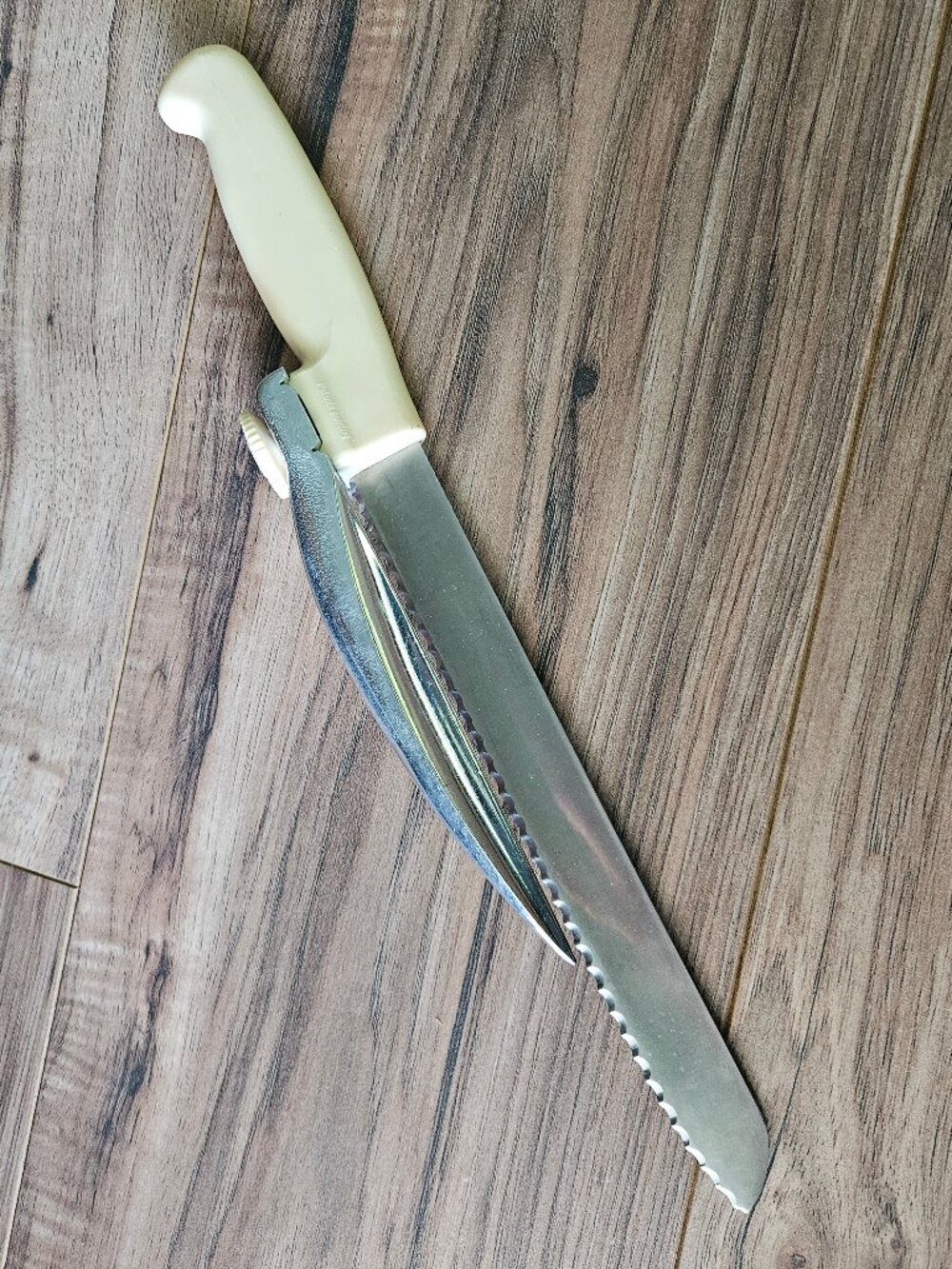 Vintage 1956, Victorinox. Swiss Couteau Dux Knife, Ivory Handle, Stainless Steel